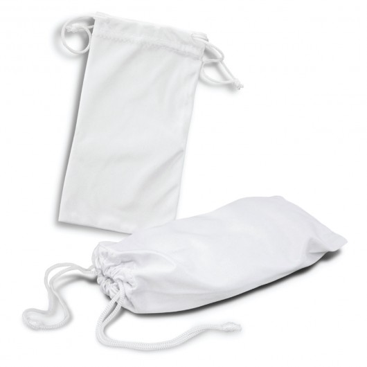 White Microfibre Pouches